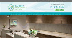 Desktop Screenshot of pariserderm.com